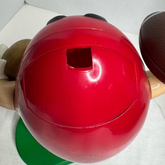Vintage 1995 Red M&M Football Candy Dispenser. (C) - Picture 5 of 6